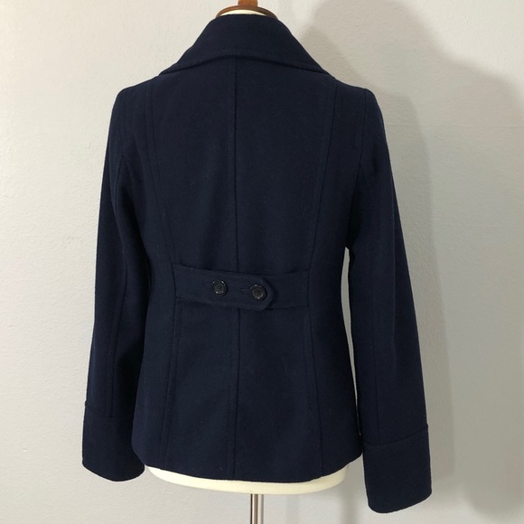 Old Navy Wool Short Peacoat {Navy} - Picture 3 of 8
